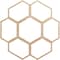 Ekena Millwork Florin Wood Fretwork Pierced Ceiling Medallion, Alder, 40"OD x 17 1/8"ID x 1/4"T CMWP40X40X0250FOAL - alternate 1